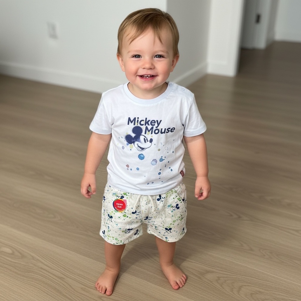 Magnetic Me White and Blue Mickey Mouse Kids Matching Set